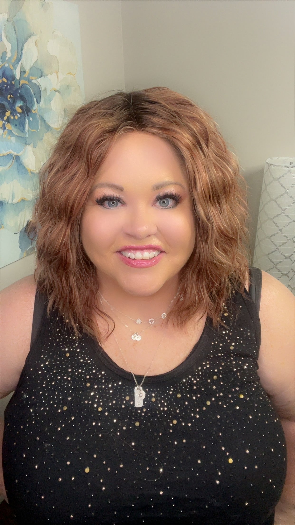 Paloma Human Hair 16" Hand-Tied Strawberry Blonde Blend