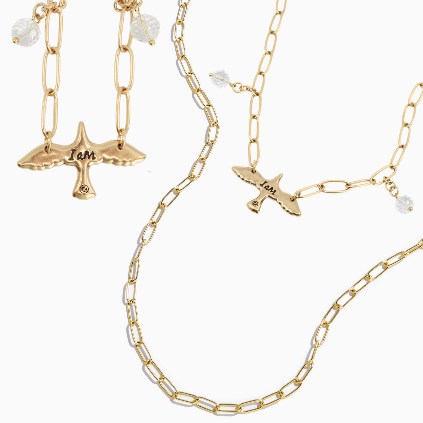 I Am Bird Long Chain Necklace