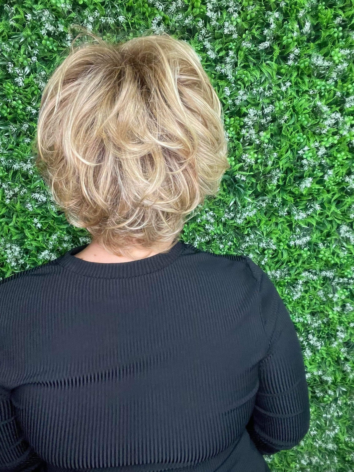 GRETA – Luxury Wig by Chic Lifestyle Shown in Summer Blonde.