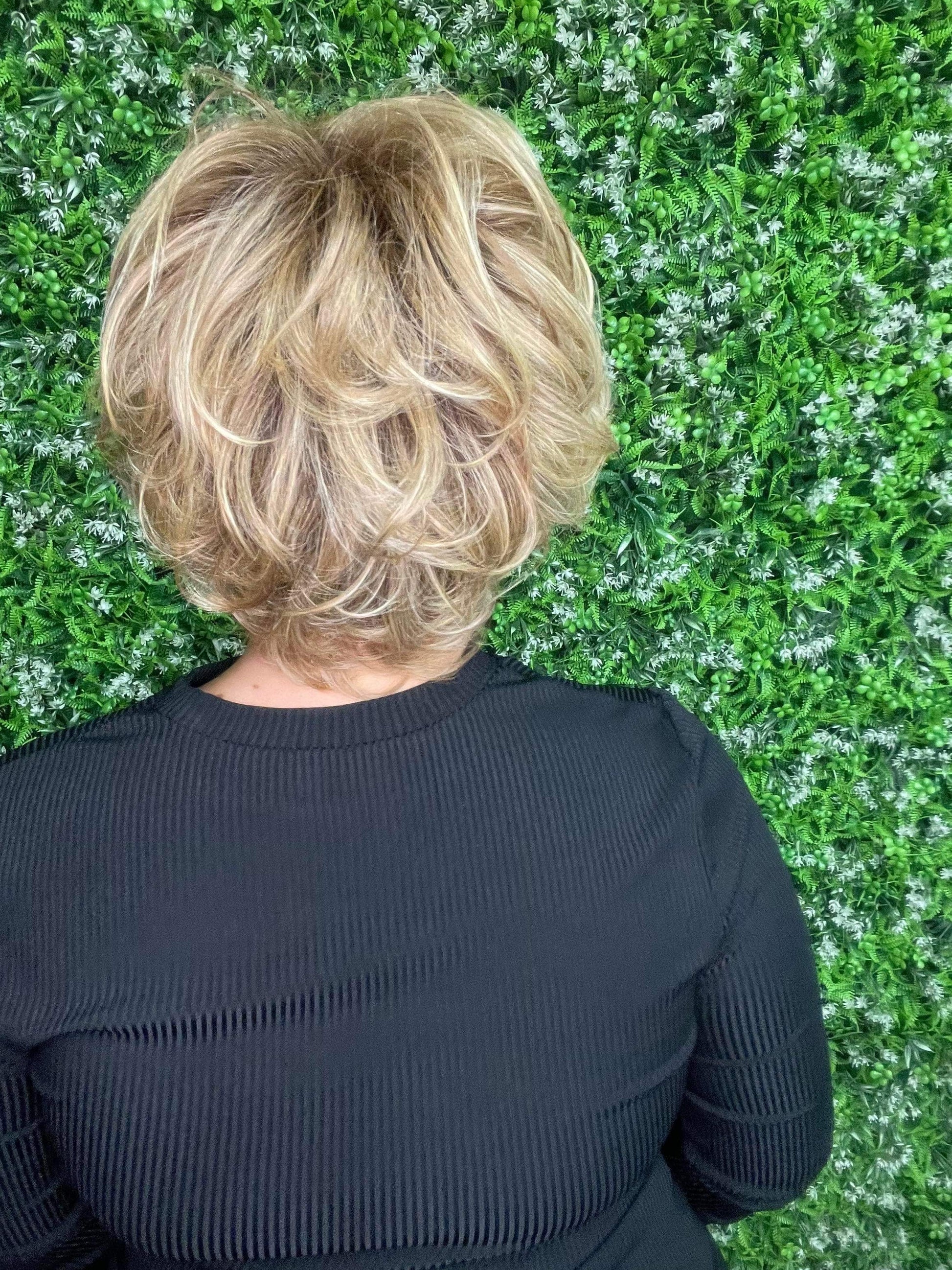 GRETA – Luxury Wig by Chic Lifestyle Shown in Summer Blonde.