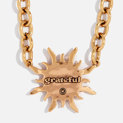 Grateful Sun Choker Necklace