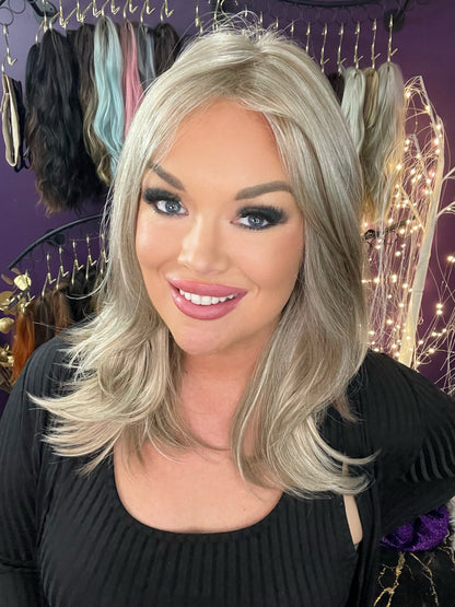 Demi Frosty Blonde NHS Premium Luxury Wig *Sample A NOT RETURNABLE* NV1