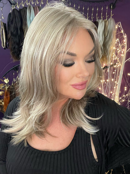 Demi Frosty Blonde NHS Premium Luxury Wig *Sample A NOT RETURNABLE* NV1