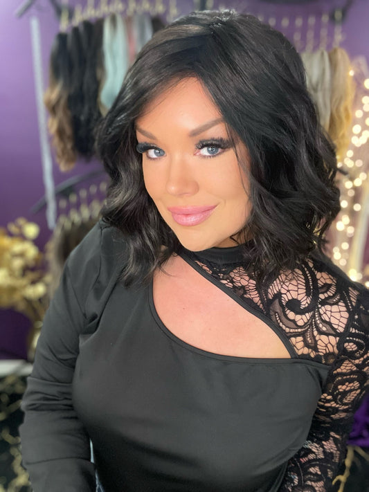 TERRESA BLACK LICORICE HS STANDARD LUXURY WIG *SAMPLE A NOT RETURNABLE*