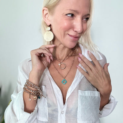 I Am Satisfied Where I Am and Eager For More Ring Original Necklace