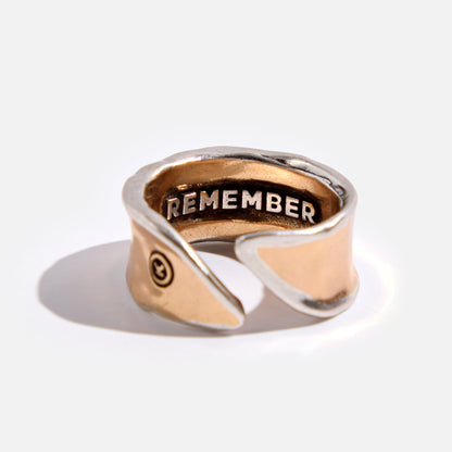 Just Breathe Remember Adjustable Ring
