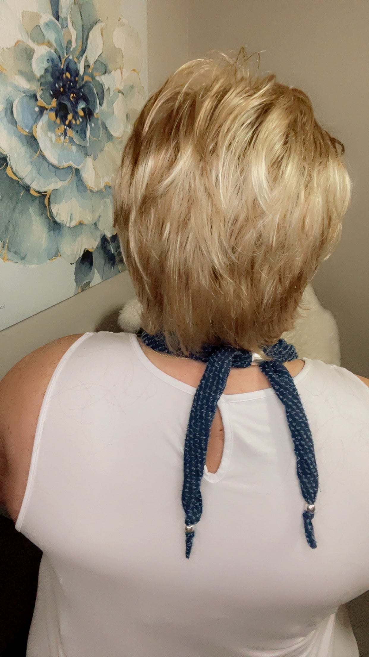 KATIE – Luxury Wig by Chic Lifestyle Shown in Misty Sunrise.