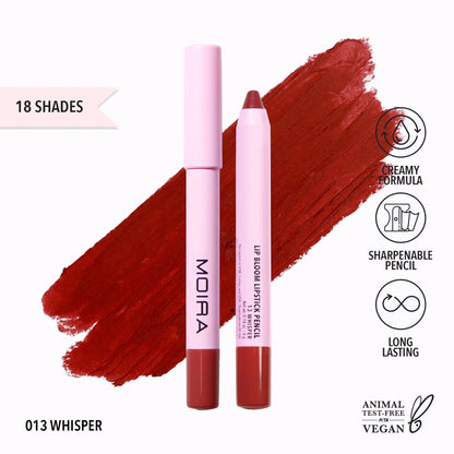 MOIRA Lip Bloom Lipstick Pencil- 013, Whisper L151 LW3
