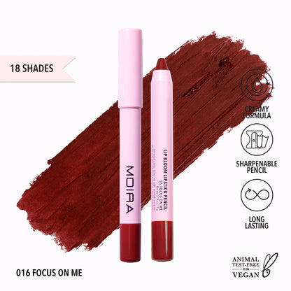MOIRA Lip Bloom Lipstick Pencil- 016, Focus on Me L154 LW3