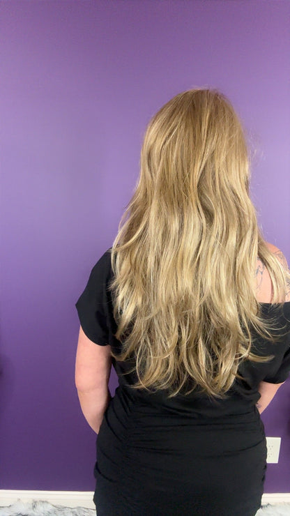 LUCY – Luxury Wig by Chic Lifestyle Shown in Velvet Cream.