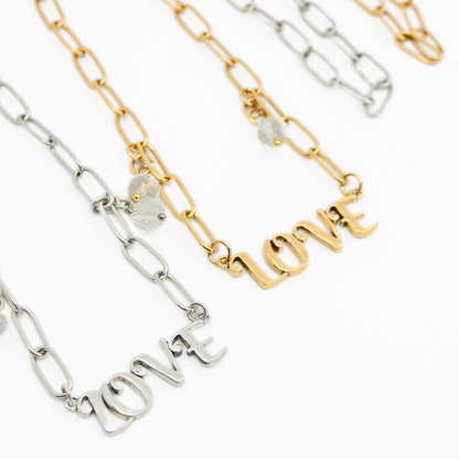 Love Long Chain Necklace