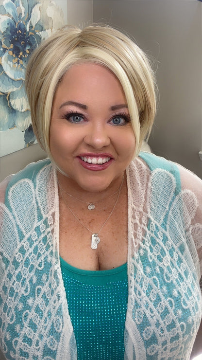 Neveah – Luxury Wig by Chic Lifestyle Shown in Endless Sunlight.