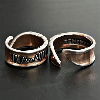 Unf*ckwithable Remember Adjustable Ring