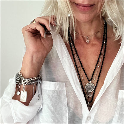 I Am Enough Heart Dainty Necklace