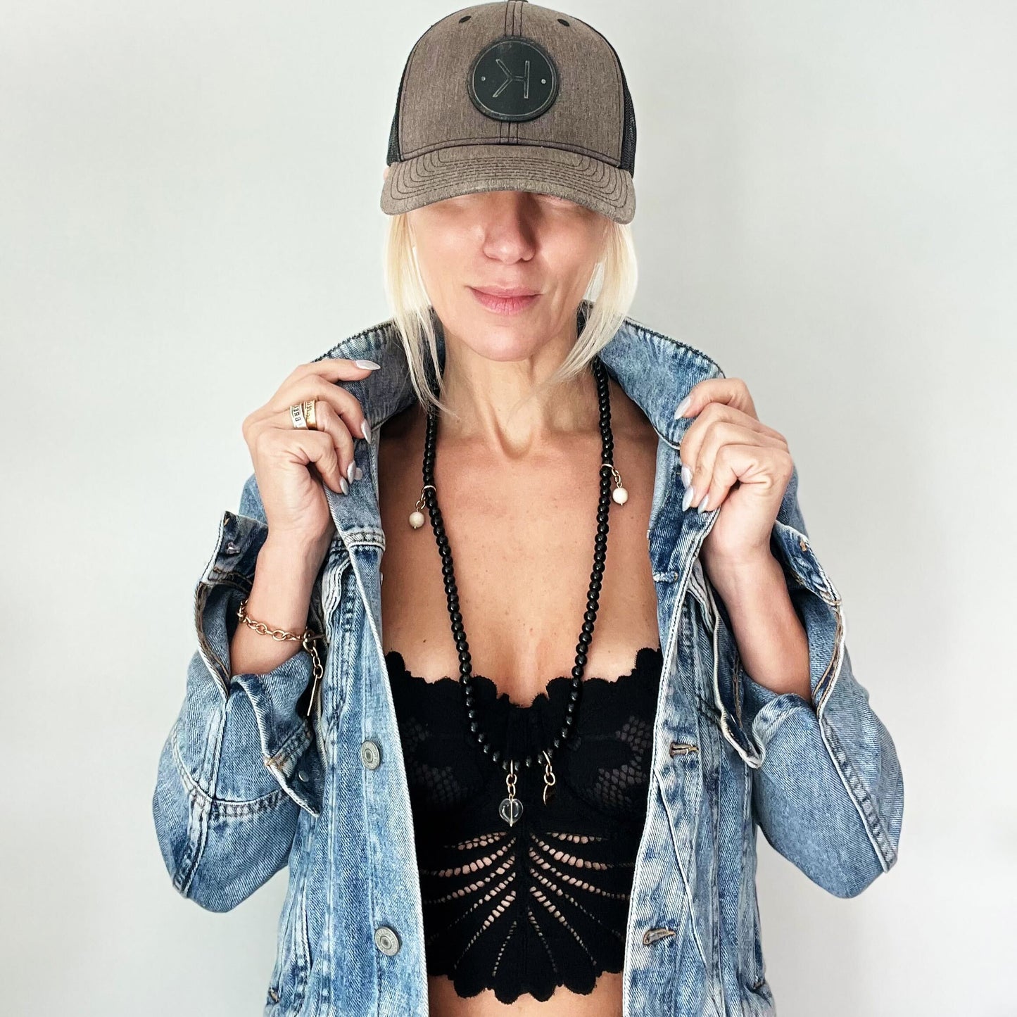 F*ck It Heart Wood Boho Wrap Bracelet/Necklace