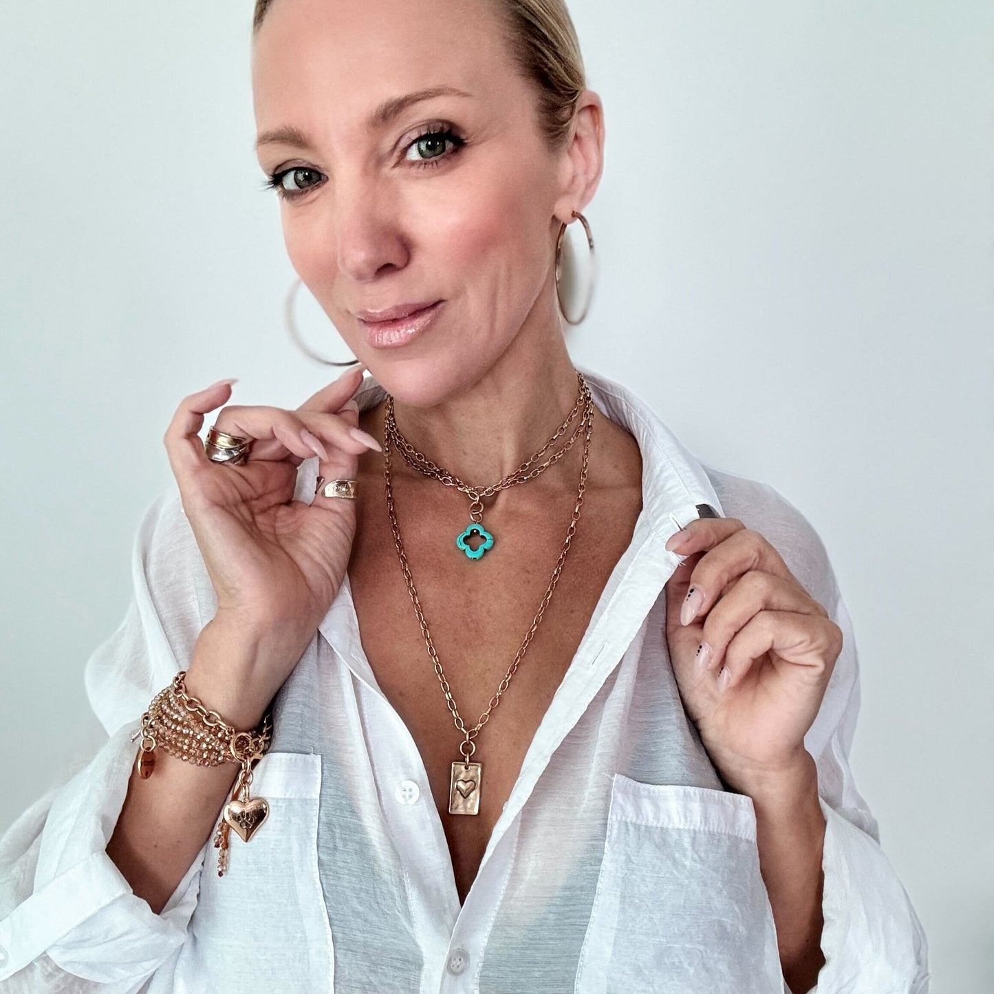 Take a Deep Breath and Let That Shit Go Original Lite Necklace