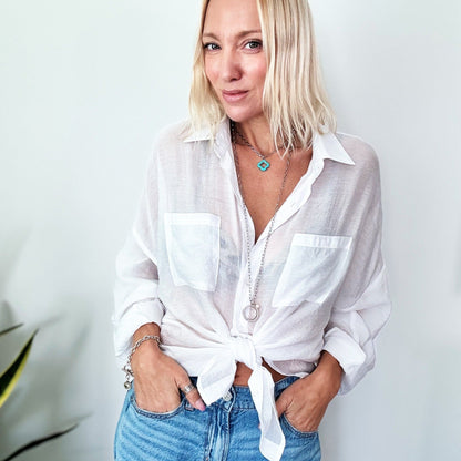 I Am Satisfied Where I Am and Eager For More Ring Original Necklace