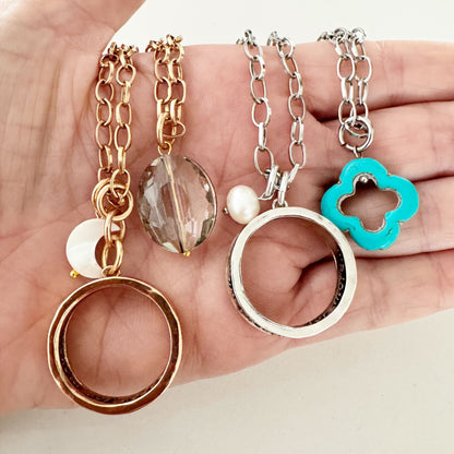 I Am Satisfied Where I Am and Eager For More Ring Original Necklace