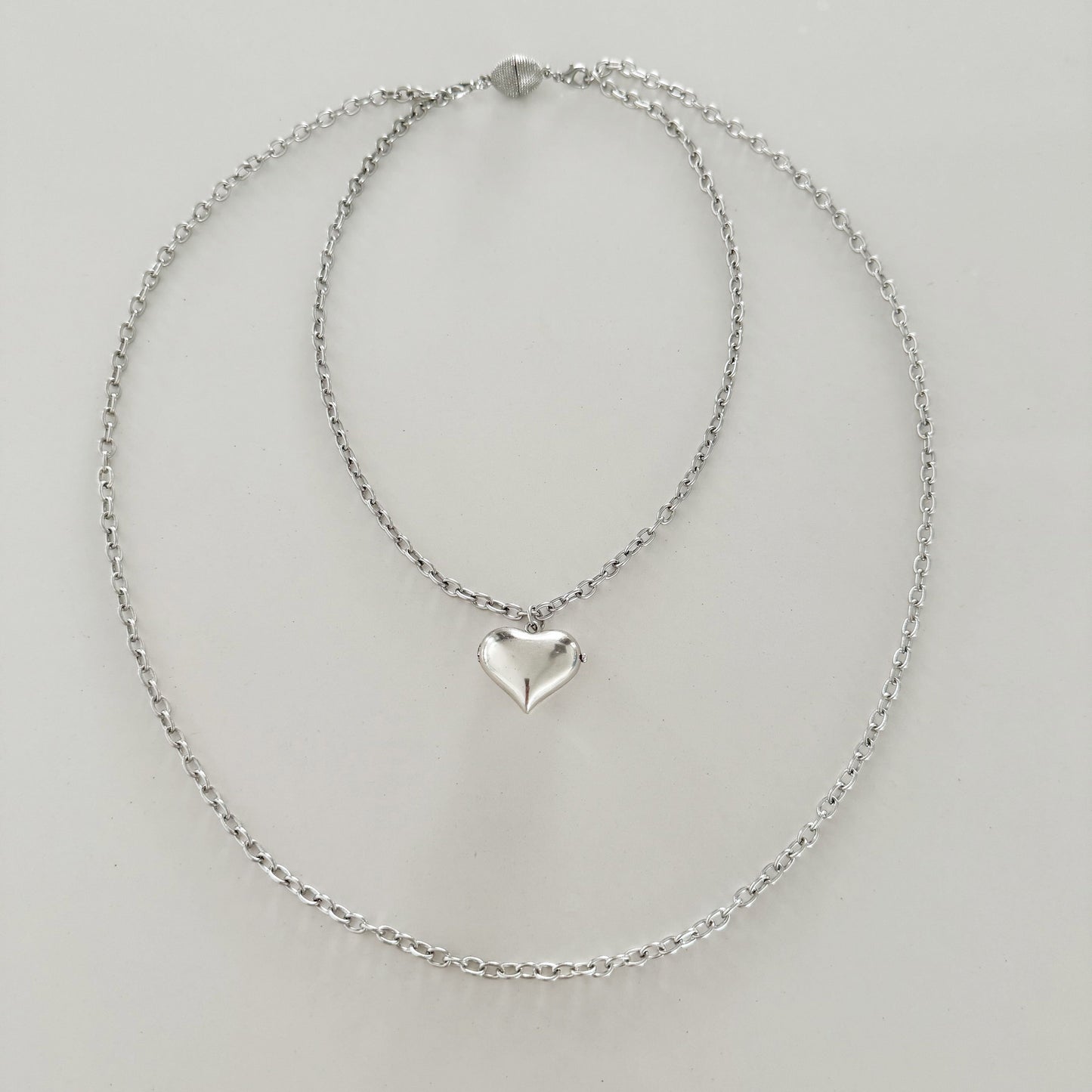 Take a Deep Breath and Let That Shit Go Heart Locket Essential Necklace