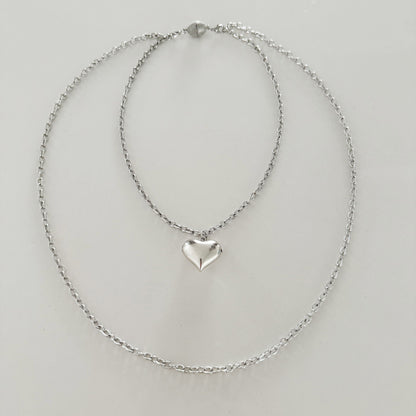 Take a Deep Breath and Let That Shit Go Heart Locket Essential Necklace