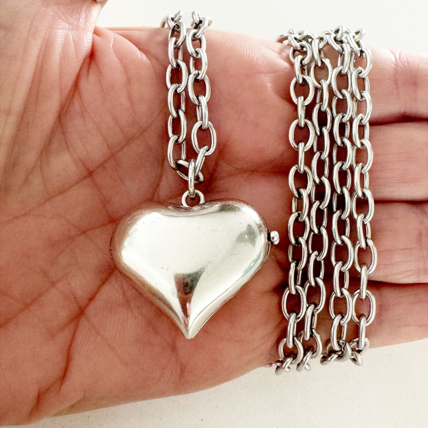 Take a Deep Breath and Let That Shit Go Heart Locket Essential Necklace