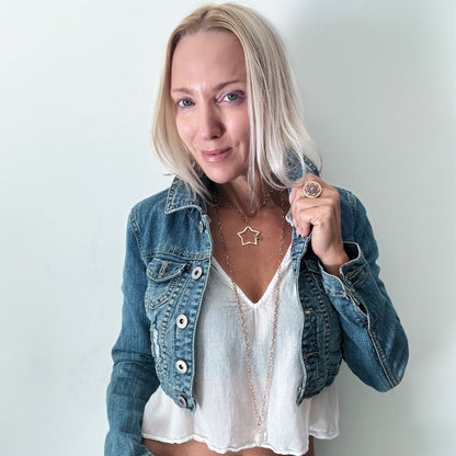 Peace & Love Star and Bird Original Lite Necklace