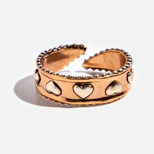 Love Always Hearts Adjustable Ring