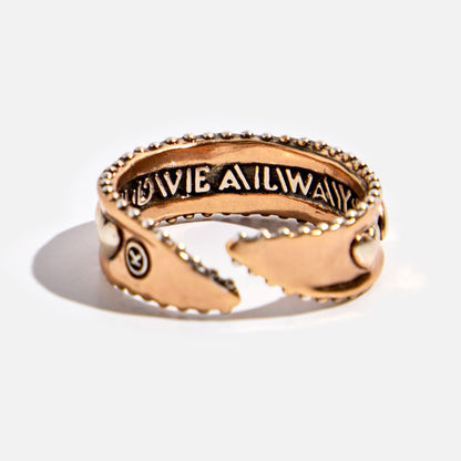 Love Always Hearts Adjustable Ring