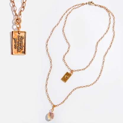 Remember Who the F*ck You Are Original Lite Necklace