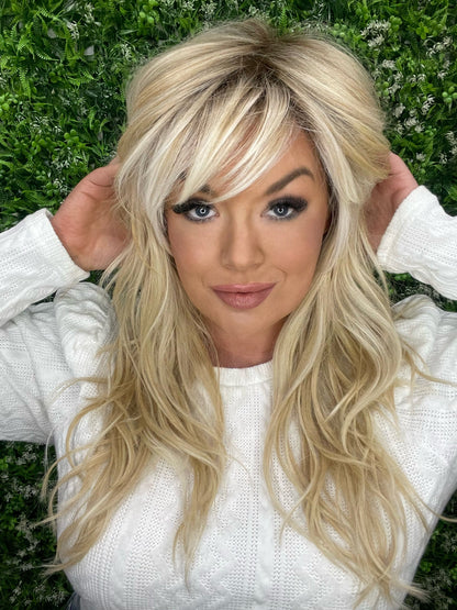 THEA – Luxury Wig by Chic Lifestyle Shown in California Blonde.