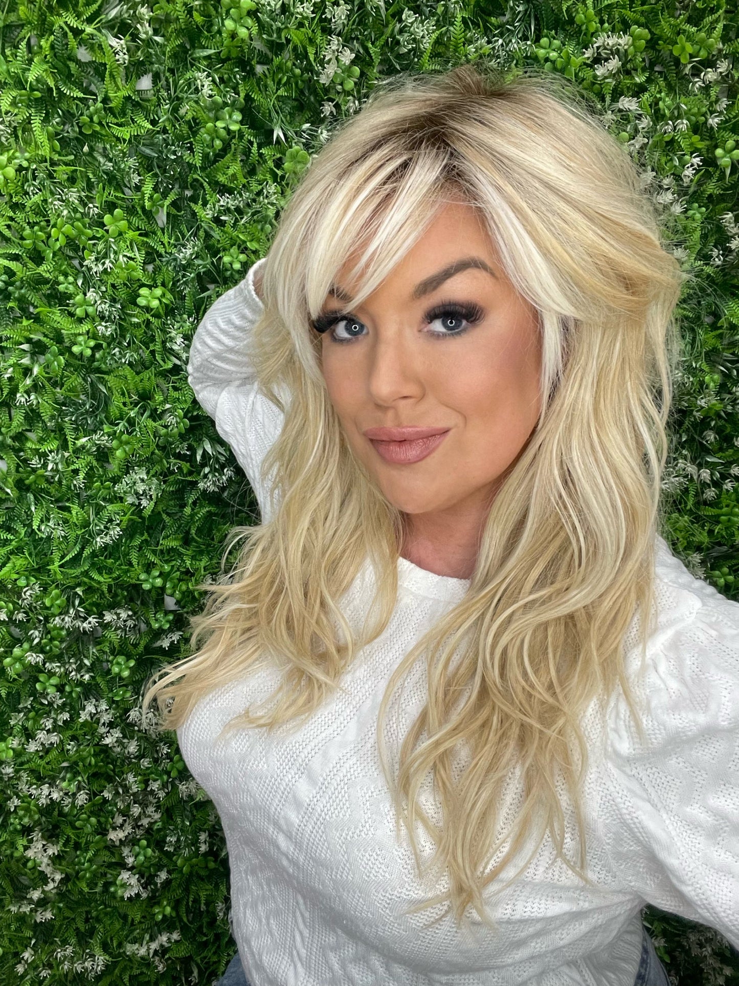 THEA – Luxury Wig by Chic Lifestyle Shown in California Blonde.