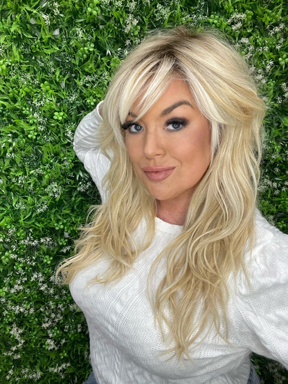 THEA – Luxury Wig by Chic Lifestyle Shown in California Blonde.