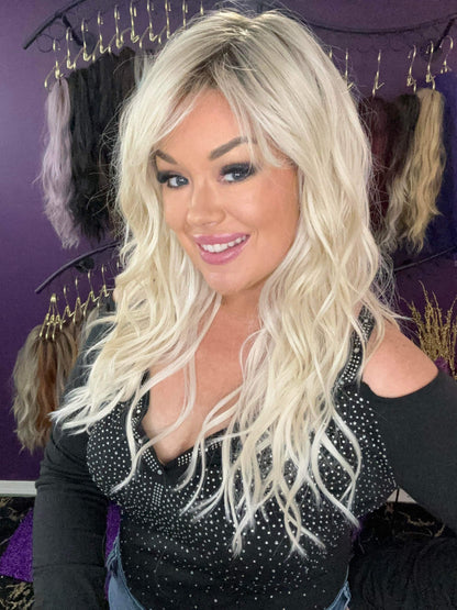 THEA – Luxury Wig by Chic Lifestyle Shown in Platinum Princess.