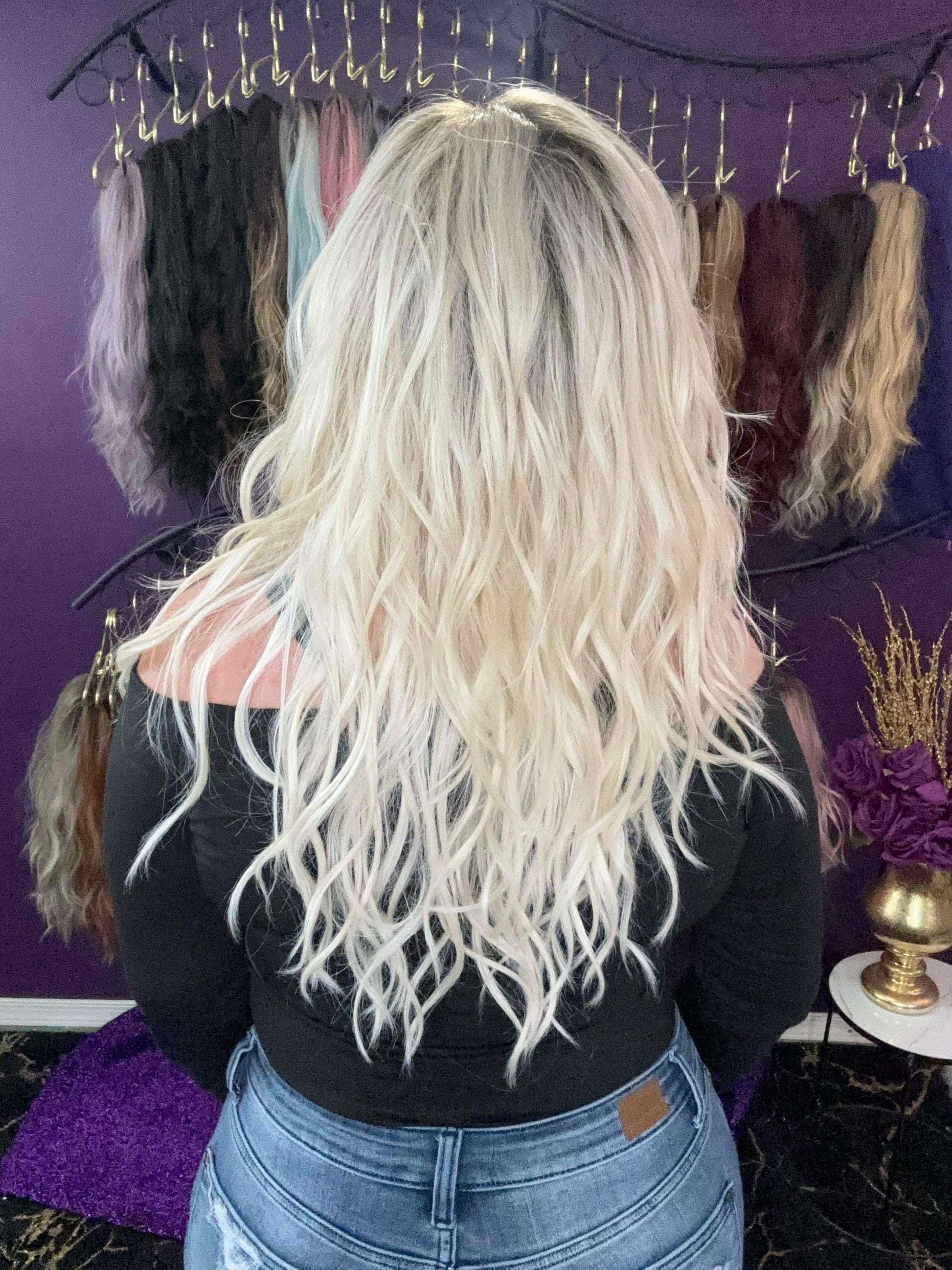 THEA – Luxury Wig by Chic Lifestyle Shown in Platinum Princess.