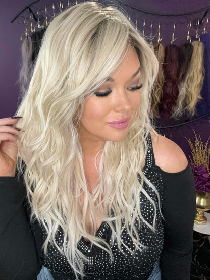 THEA – Luxury Wig by Chic Lifestyle Shown in Platinum Princess.