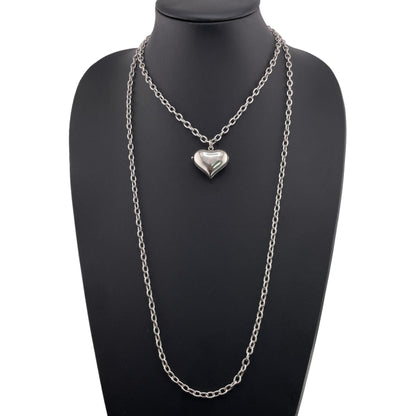 Take a Deep Breath and Let That Shit Go Heart Locket Essential Necklace