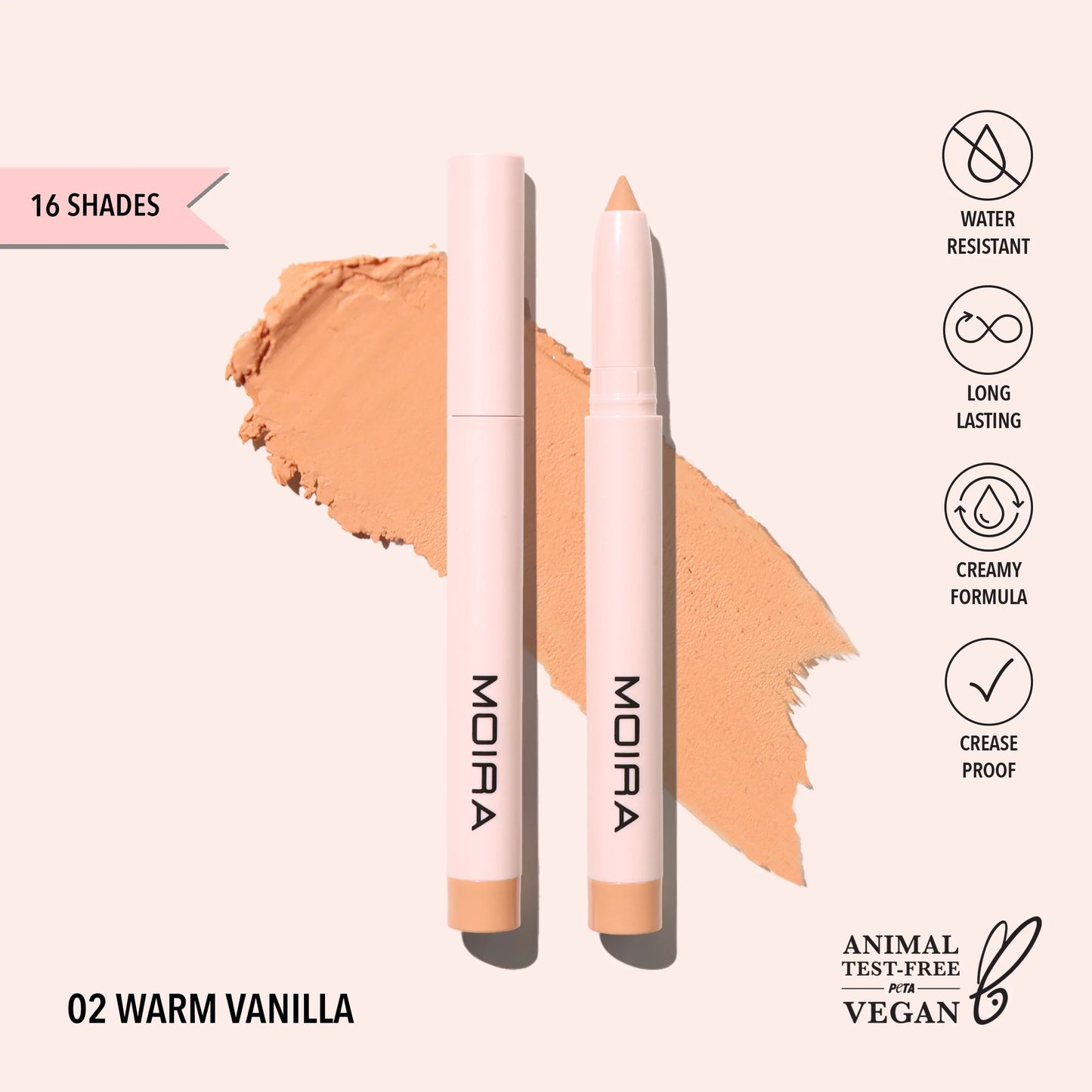 72 At Glance Stick Shadow - 002 Warm Vanilla LW3