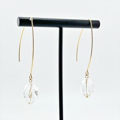 Small Stone Drop Earrings