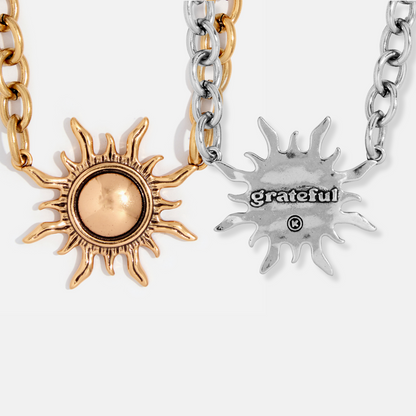 Grateful Sun Choker Necklace