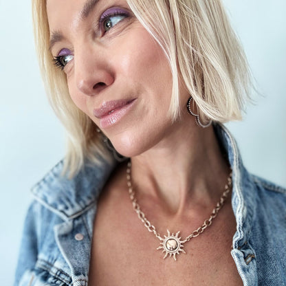 Grateful Sun Choker Necklace