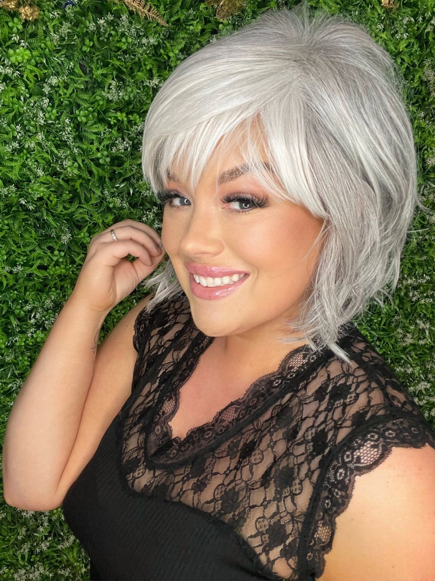 GINA GRADIENT GREY HS Luxury Wig *Sample A NOT RETURNABLE* NV1