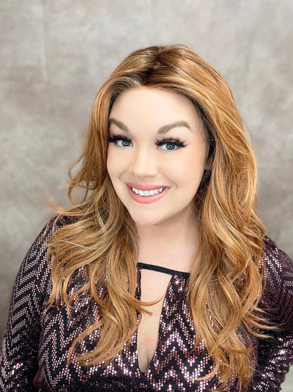 Finley Strawberry Kiss 28" HS Std luxury Wig WFEW LW3-AC1