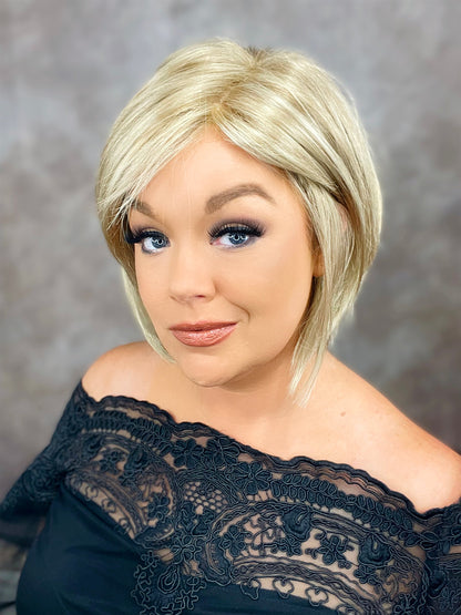 Clarissa Satin Gold NHS Premium Luxury Wig  *Sample A NOT RETURNABLE* NV1