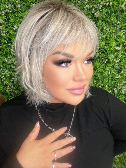 Hattie  Fosted Blonde HS Premium Luxury Wig  *Sample A NOT RETURNABLE* NV1