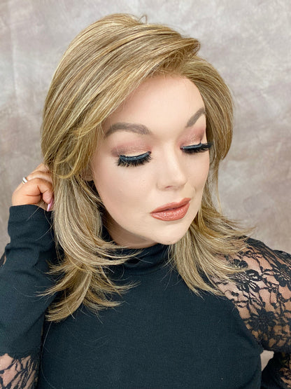 NICOLA COOL BROWN (Sunkissed Brown) HS Luxury Wig *Sample A NOT RETURNABLE*