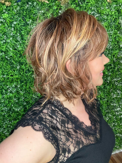 GINA STRAWBERRY MOCHA HS Luxury Wig *Sample A NOT RETURNABLE* NV1