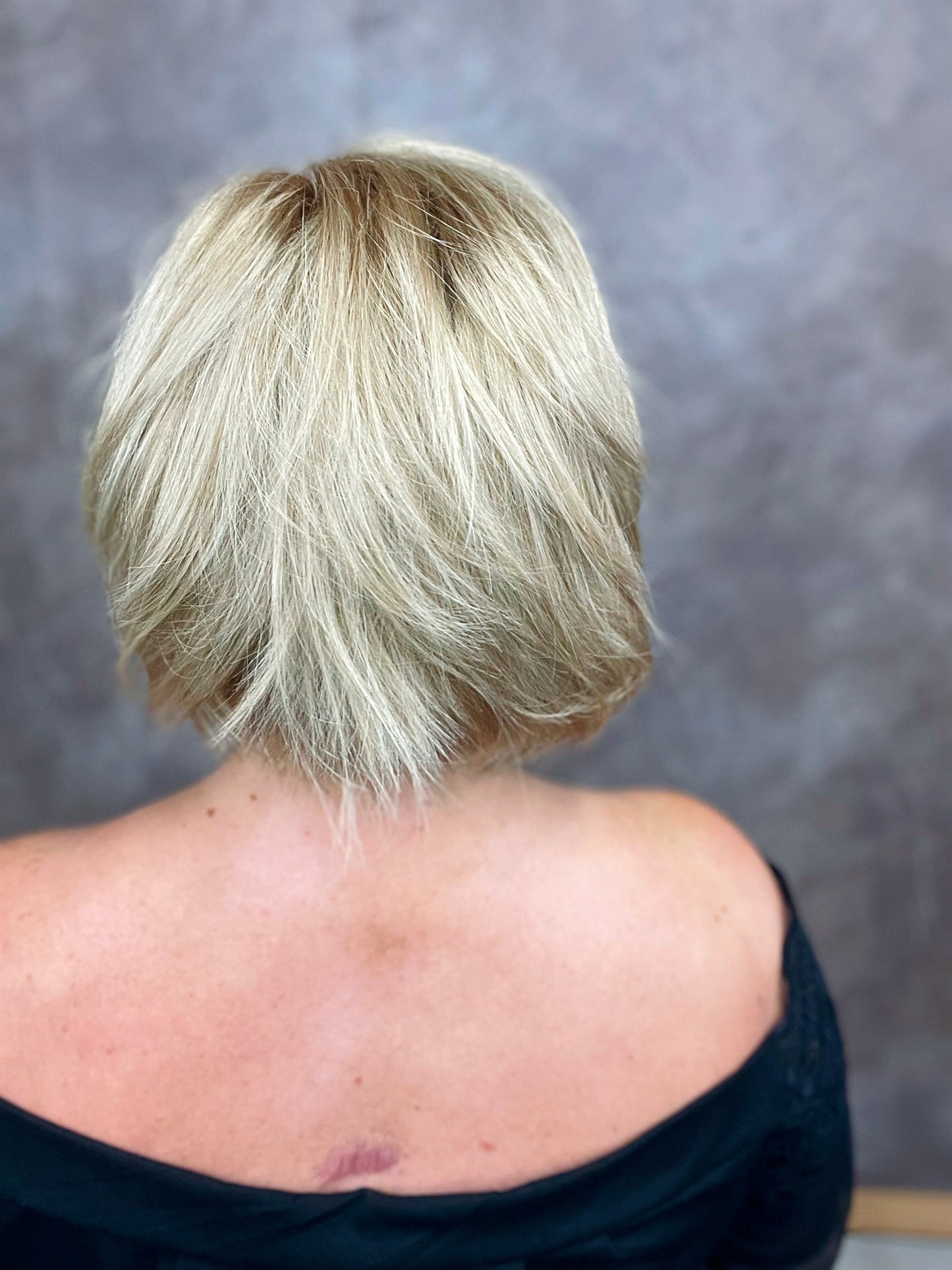 Clarissa Satin Gold NHS Premium Luxury Wig  *Sample A NOT RETURNABLE* NV1