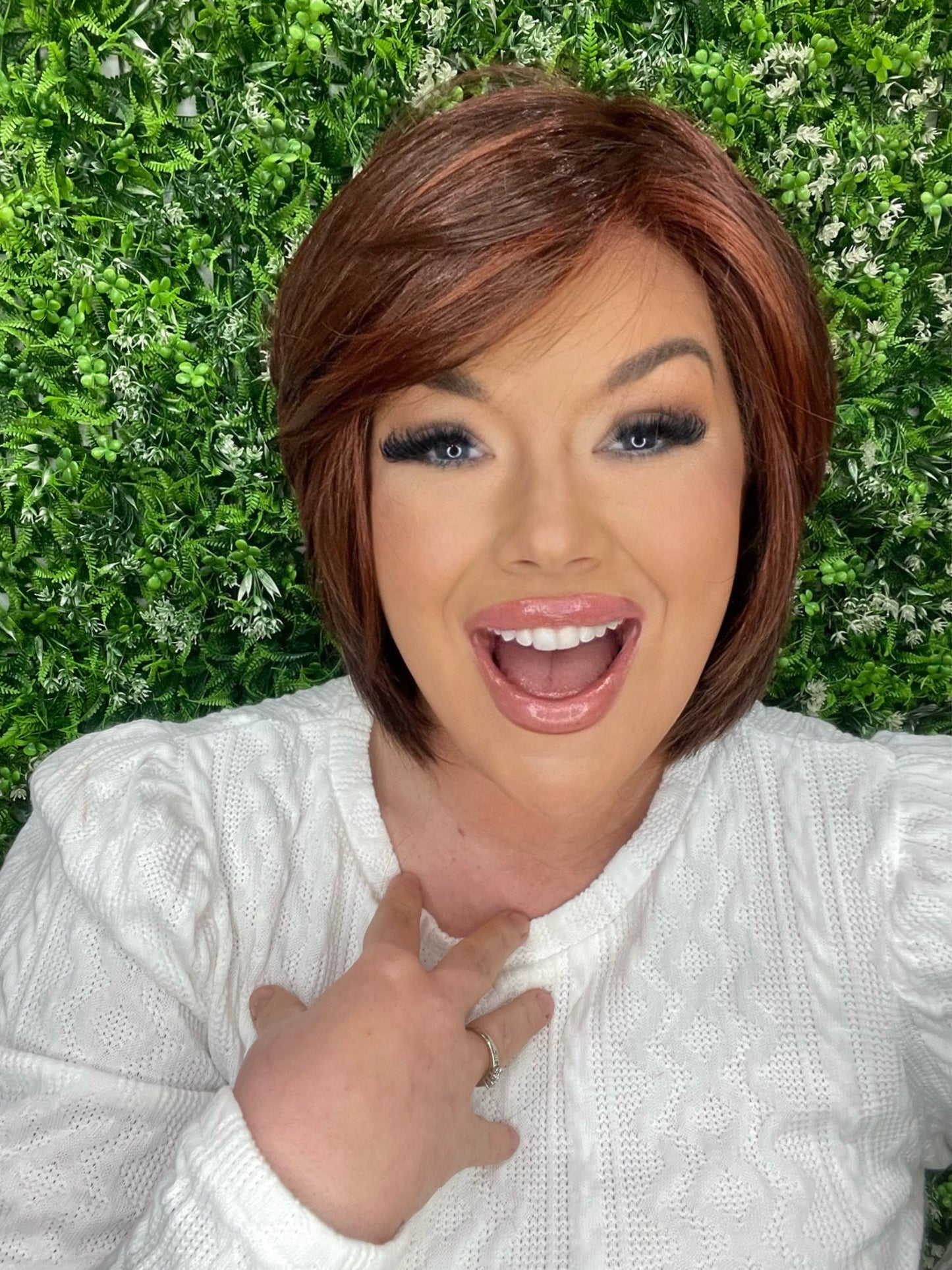 Emma Dark Cherry HS Premium Luxury Wig *Sample A NOT RETURNABLE* NV1