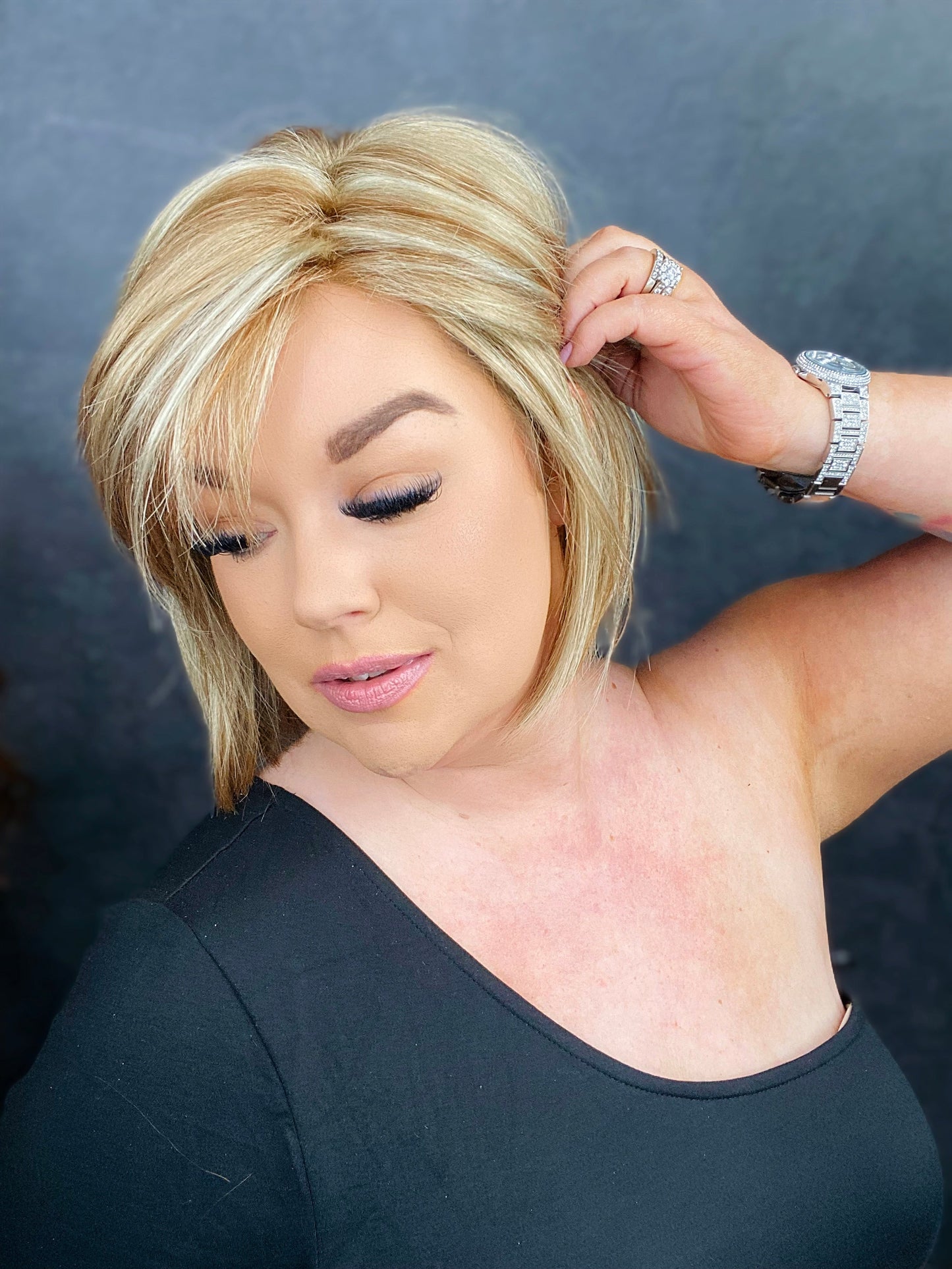 CLARISSA MISTY SUNRISE NHS Premium Luxury Wig *Sample A NOT RETURNABLE* NV1