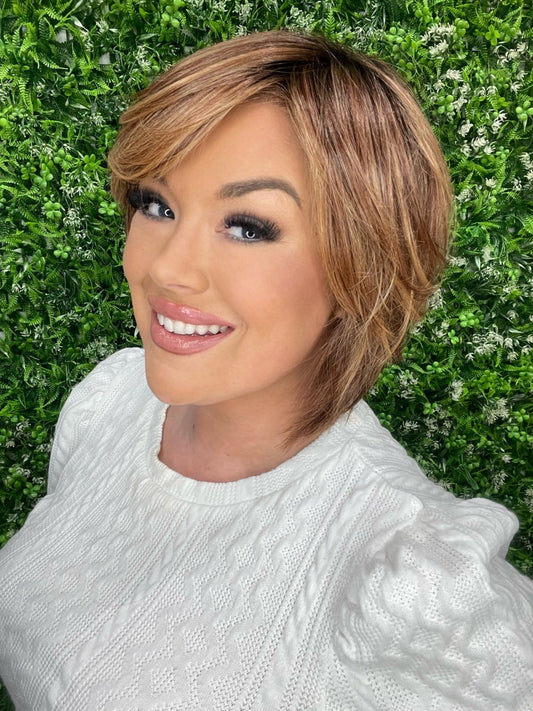 Emma Strawberry Mocha HS Premium Luxury Wig  *Sample A NOT RETURNABLE* NV1